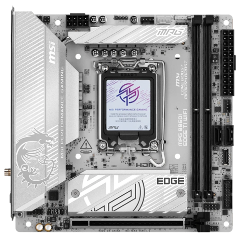 Изображение товара Материнская плата mini-ITX MSI MPG B860I EDGE TI WIFI