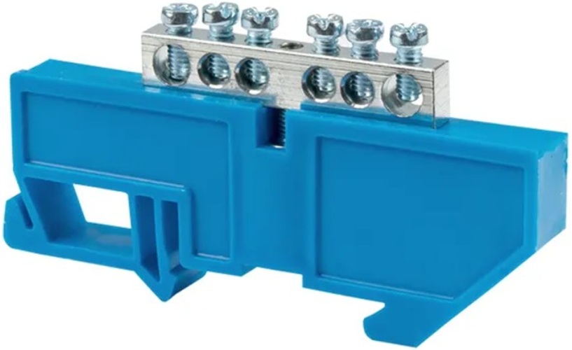 

Шина EKF sn1-63-06-d "0" N (6x9мм) 6 отв. цинк синий изолятор на DIN-рейку, sn1-63-06-d