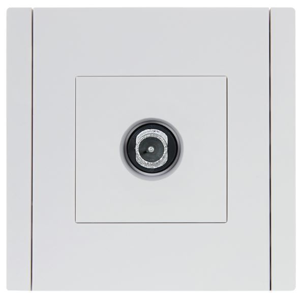 

Розетка телевизионная проходная IEK FP-A10-P-K01 FORTE&PIANO FP229 белый, FP-A10-P-K01