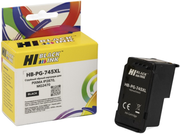 Изображение товара Тонер-картридж Hi-Black HB-PG-745XL Черный