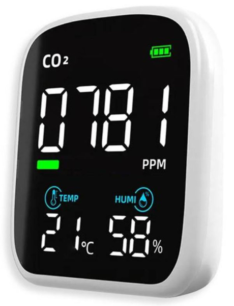 Изображение товара Анализатор качества окружающей среды МЕГЕОН 08050 для CO2 влажности и температуры