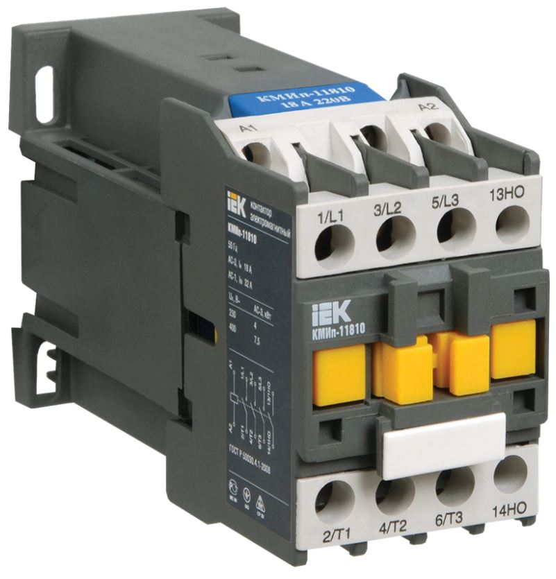 

Контактор IEK KMD21-032-024-10 КМИп-23210 32А 24В/АС3 1NO, KMD21-032-024-10