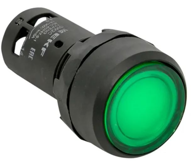 

Кнопка EKF sw2c-md-g SW2C-10D с подсветкой зел. NO, sw2c-md-g