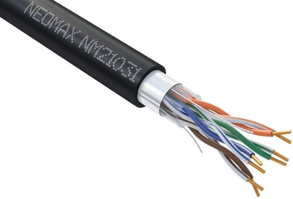 Изображение товара Кабель витая пара F/UTP 5e 4 пары Neomax NM21031 для уличной прокладки 305м