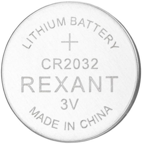 Изображение товара Батарейки CR2032 Rexant 39-1108 5 шт для часов и устройств