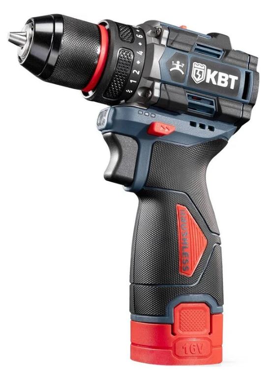 

Шуруповерт аккумуляторный КВТ DB-16-10 ПРОФИ КВТ 102587 бесщеточный, DB-16-10 ПРОФИ