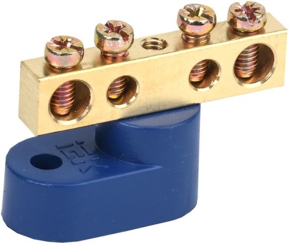 

Шина IEK ШНИ-6х9-4-У1-С N ноль на одном угловом изоляторе (YNN10-69-4C1-K07), ШНИ-6х9-4-У1-С