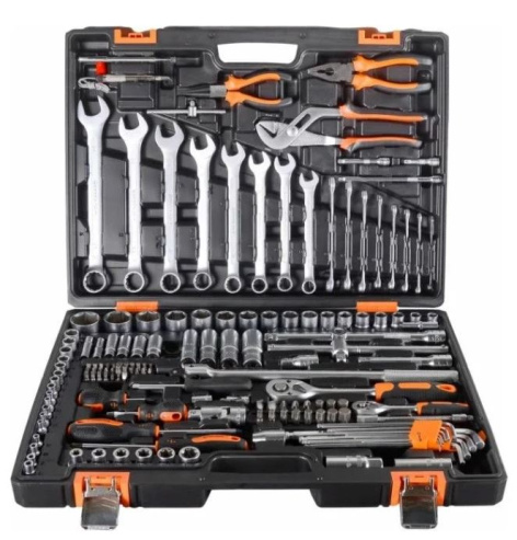 Изображение товара Набор инструментов Вихрь 73/6/7/9 151 шт в пластиковом кейсе для ремонта авто и техники