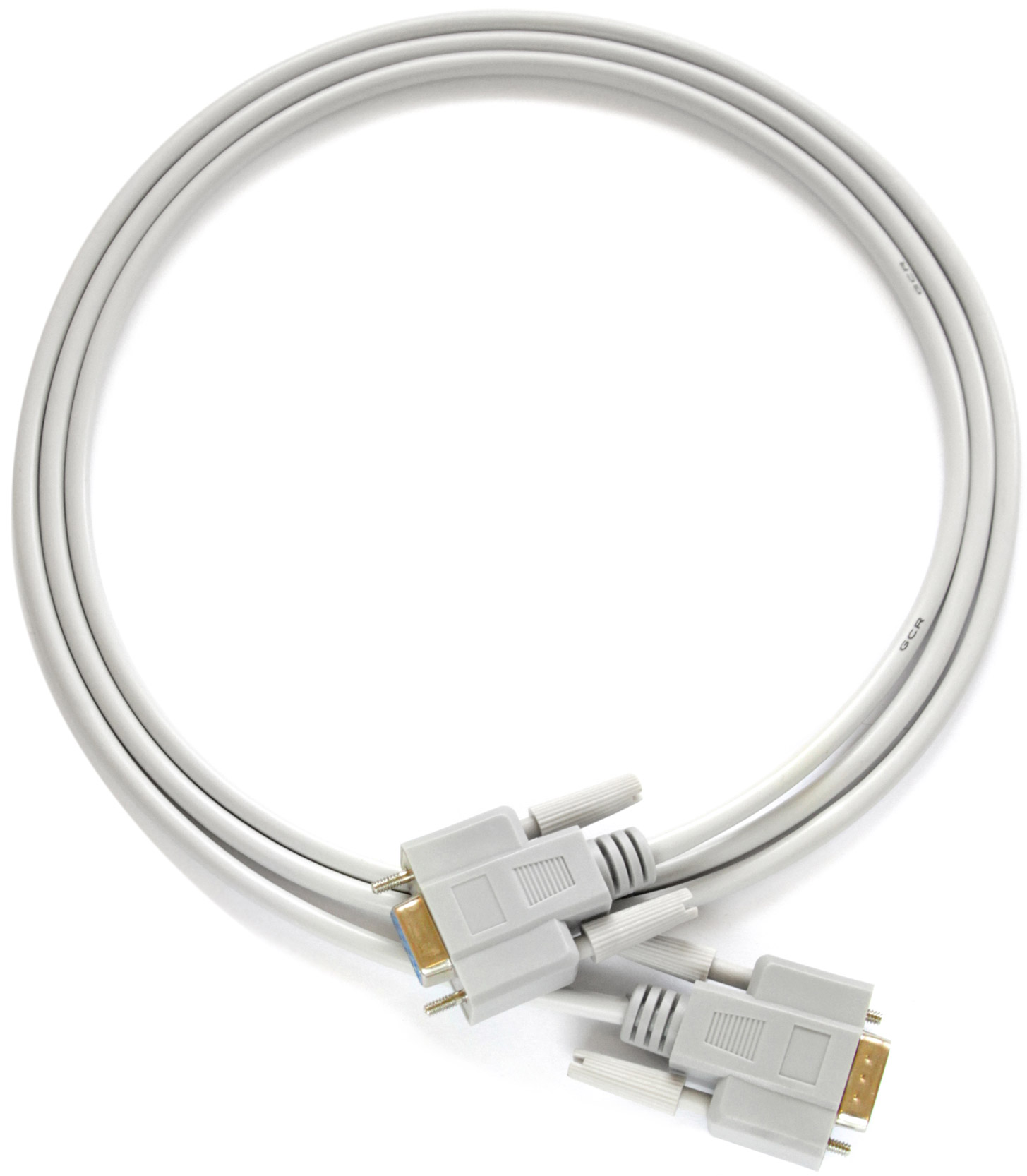 Кабель интерфейсный Greenconnect 9M/9F RS-232/RS-232, удлинитель 1.8 m, RS-232/RS-232, серый 30 AWG