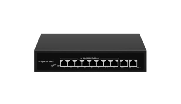 

Коммутатор неуправляемый GIGALINK GL-SW-G007-08PL 8 PoE (802.3af/at) порта 10/100/1000Мбит/с, 7-8 порт до 250м cat6, 2 порта 1000Мбит/с Base-T, PoE Wa, GL-SW-G007-08PL