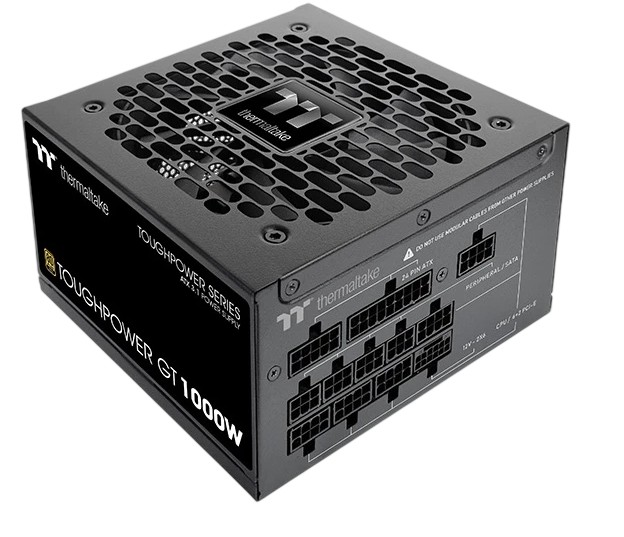 

Блок питания ATX Thermaltake PS-TPT-1000FNFAGE-3 1000W, 80+ Gold, full modular, PS-TPT-1000FNFAGE-3