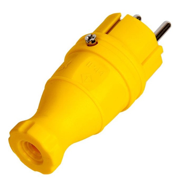 

Вилка IEK PKR01-016-2-K05 ВБп3-1-0м прямая ОМЕГА IP44 жёлтая, PKR01-016-2-K05