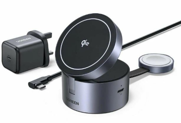 Изображение товара Зарядное устройство UGreen W712 15 Вт быстрый заряд Qi2 USB Type-C