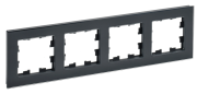 фото Рамка четверная IEK BR-M42-G-K02