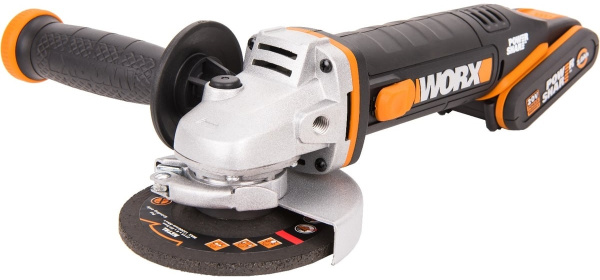 Изображение товара Аккумуляторная угловая шлифмашина Worx WX800 для универсальных работ