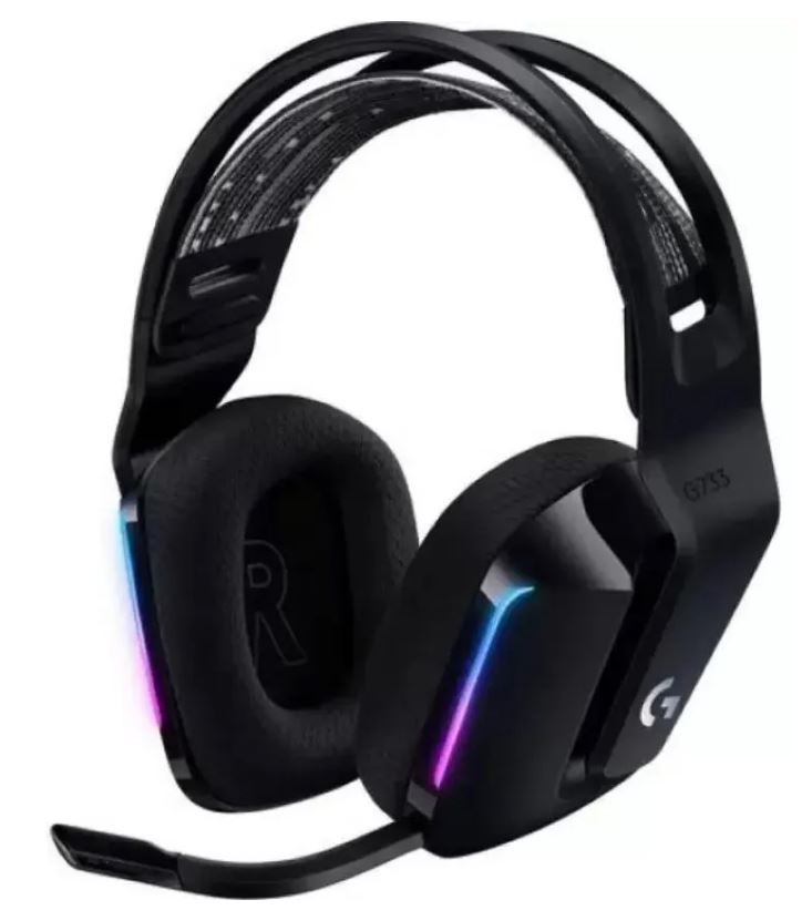 

Гарнитура wireless Logitech G733 LIGHTSPEED 981-000867 черные, USB, 2.4 ГГЦ, PRO-G 40мм, RGB подсветка (/981-000864), G733 LIGHTSPEED