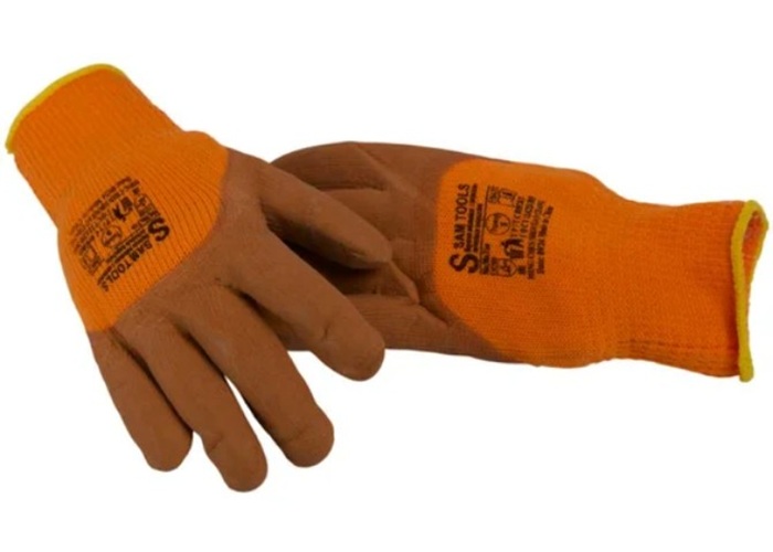 

Перчатки ООО САМ SAMC-074000008 утепленные акриловые с вспененным латексным обливом, SAMC-074000008