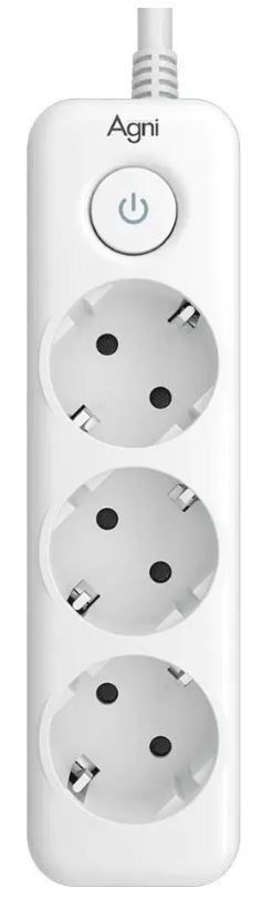 

Сетевой фильтр AGNI TP-FD3E-5m-white 3 розетки, 16А, 4000Вт, 220-250В, 5 м, 3x1,5mm2, белый, TP-FD3E-5m-white