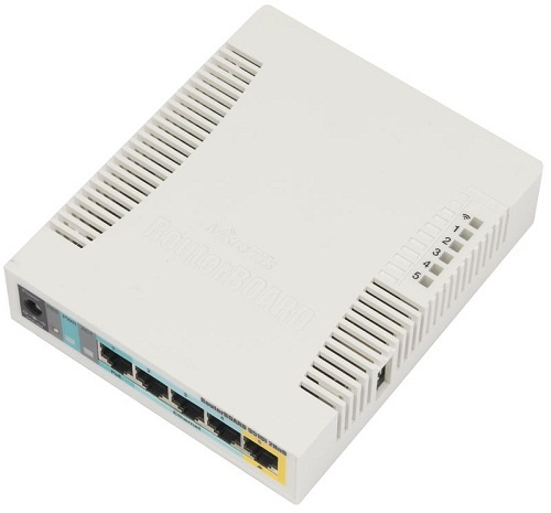 Изображение товара Микротик RouterBOARD 951Ui-2HnD маршрутизатор Wi-Fi 4 PoE для дома и офиса