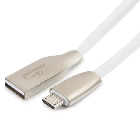 фото Кабель интерфейсный USB 2.0 Cablexpert CC-G-mUSB01W-3M в Перми
