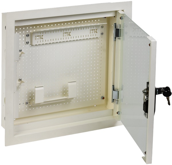 

Шкаф ITK LR16-4H41-G LINEA R мультимедиа 400х400мм стекло, белый RAL9016, LR16-4H41-G