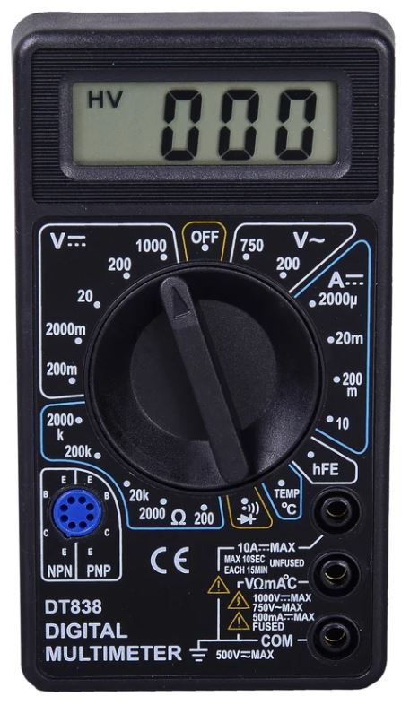 

Мультиметр Ресанта 61/10/513 TEK DT 838, 61/10/513