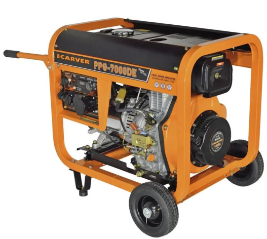 Изображение товара Генератор дизельный CARVER 01.020.00023