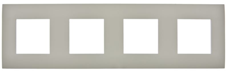 

Рамка четверная IEK SK-M42-K10 SKANDY SK-F04B Бежевый, SK-M42-K10