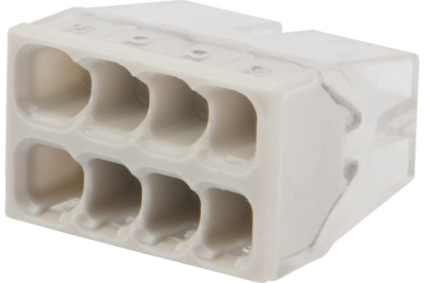 Изображение товара Рэксант 07-3215 8-проводная экспресс-клемма для медных проводников