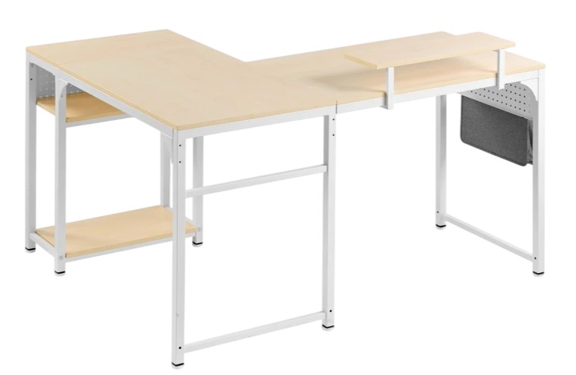 

Стол компьютерный Eureka ZX-L150B-MWW-RU для компьютера угловой с шириной 150 см, Maple White, ZX-L150B-MWW-RU