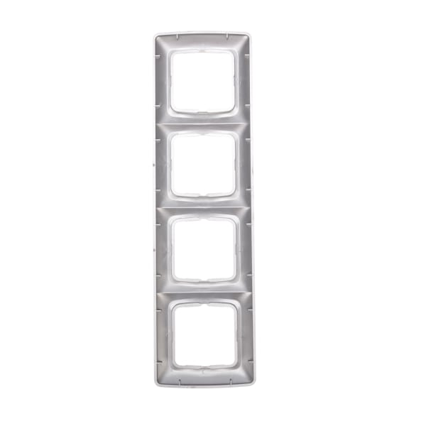 

Рамка KRANZ KR-78-0288 DEA 4-я горизонтальная серебряный металлик, KR-78-0288