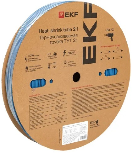 Изображение товара Термоусаживаемая трубка EKF tut-4-g