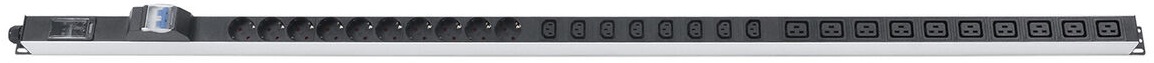 фото Блок розеток 19, 10 розеток  Cabeus PDU-32-10S-10C19-8C13-B-T