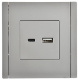 фото Розетка USB  IEK FP-U22-018-K46 в Санкт-Петербургe