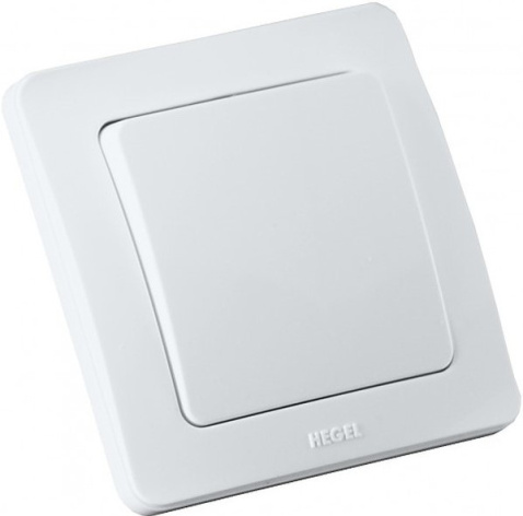 Изображение товара Выключатель одноклавишный HEGEL ВС16-311 электромонтажный для дома и офиса