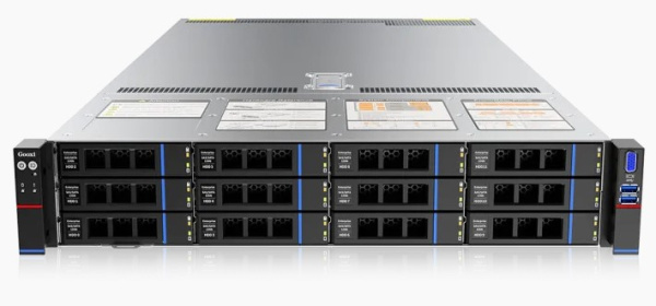 Изображение товара Серверная платформа Gooxi SL201-D12R-NV-G4 с видеокартой RTX 5090 TURBO, 2U