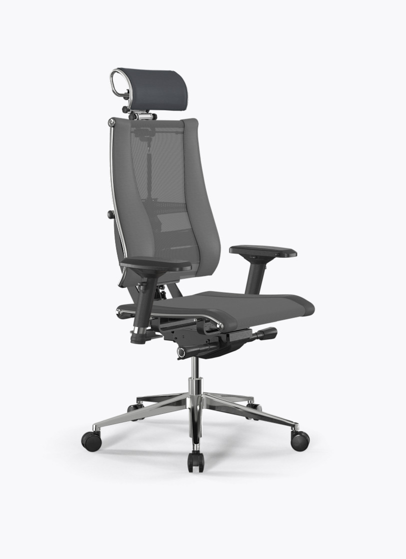 

Кресло офисное Metta z509232784 Y 4DT B2-14D - YM93+Infinity /Kc09/Nc09/D04P/H2cL-3D(M26.B32.G25.W03), серое-Тем.серое, z509232784