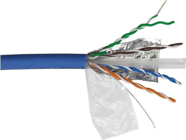 Изображение товара Кабель витая пара Lanmaster LAN-6AFTP-HFLT-BL 305 м внутрипромышленный высокоскоростной