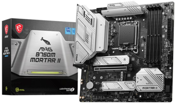 Изображение товара Материнская плата MSI MAG B760M MORTAR II для Intel Alder Lake Raptor Lake DDR5