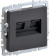 фото Розетка компьютерная двойная IEK BR-K20-2-K53 в Красноярске