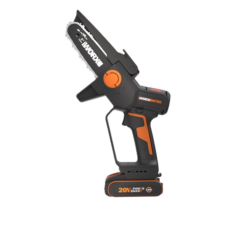 

Пила Worx WG325E аккумуляторная бесщёточная, 20В, 12см, 2Ач х1, ЗУ 2А, WG325E