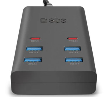 Зарядное устройство SBS TETR4USB2CPD25WK