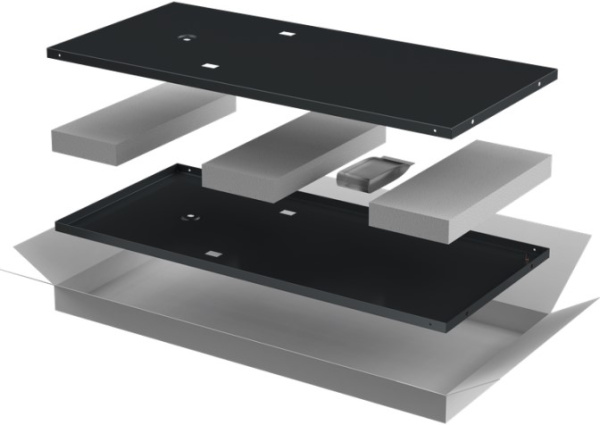Изображение товара Комплект боковых панелей ITK LE05-33UX8-X для напольных шкафов