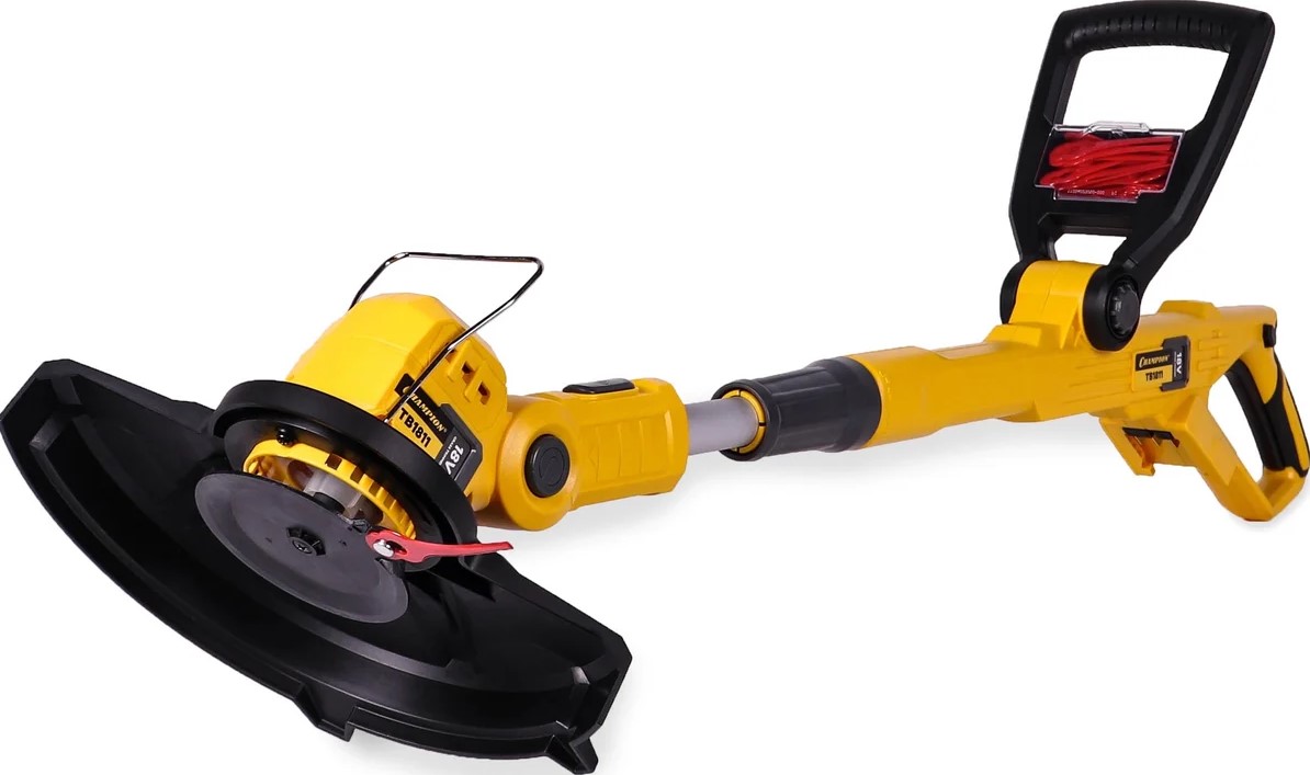 

Триммер аккумуляторный CHAMPION TB1811 18В 4Ач Li-ion 100мин 250мм 9000об/мин без АКБ и ЗУ, TB1811