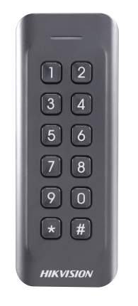 

Считыватель HIKVISION DS-K1802МК Частота считывания 13.56МГц; дальность считывания: ≥50 мм; поддержка протокола Wiegand (W26/W34); DC12В; 2Вт; -40 °C., DS-K1802МК