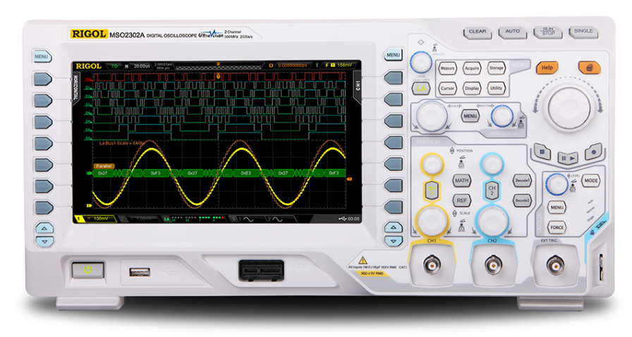 

Осциллограф Rigol MSO2302A 300MHz, 2CH, 2GSa/s, 16CH LA, MSO2302A