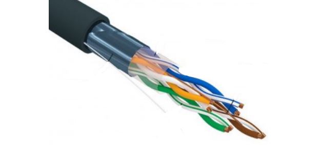 

Кабель витая пара F/UTP 6 кат. 4 пары Rexant 01-0158 PE, 4PR, 23AWG, OUTDOOR, SOLID, черный, 305м REXANT, 01-0158