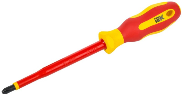 Изображение товара Отвертка IEK A2L5-SC30-T2-PH-30-150 с диэлектрическим покрытием и магнитным наконечником
