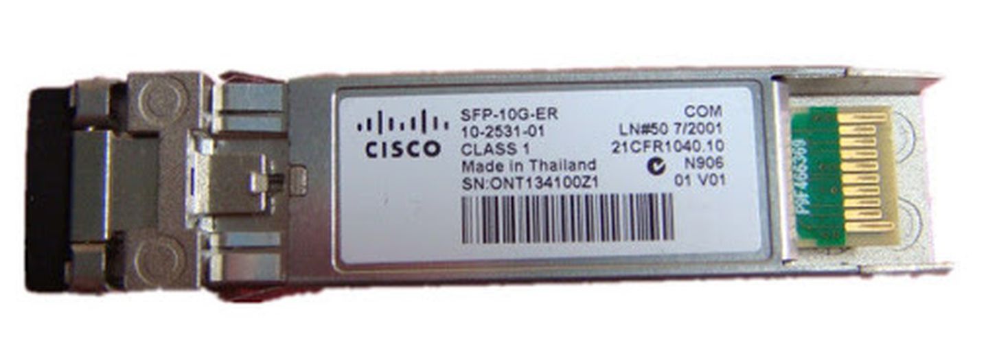 

Трансивер Cisco SFP-10G-ER-S= SFP+, 9/125, 1550нм, SFP-10G-ER-S=