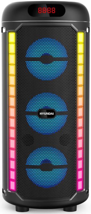 

Колонка портативная Hyundai H-MC1221 черный 15Вт FM USB BT SD/MMC, 2055828, H-MC1221